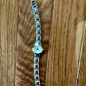 Ladies two tone watch